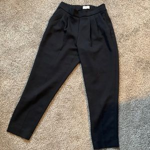 Aritzia Babaton Cohen pant, black cupro 0